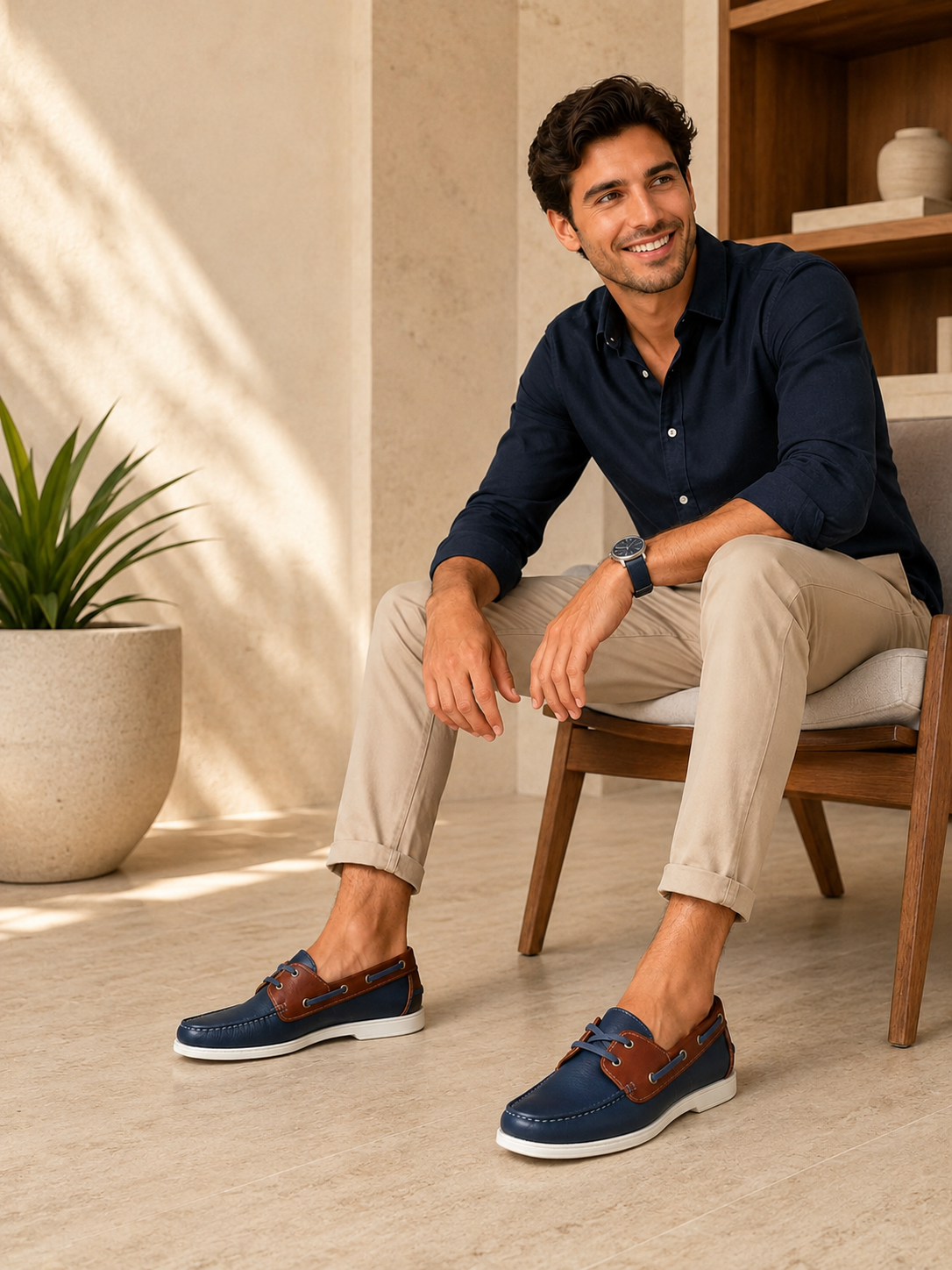 Mocasín Perry F10 en Cuero para Hombre | Leada Cueros